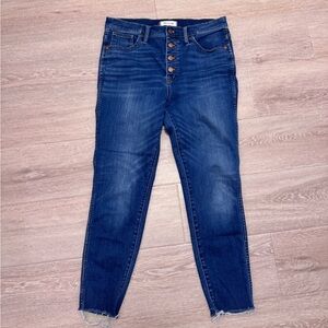 Madewell Jeans: 10” High-Rise Skinny Crop-Size 31